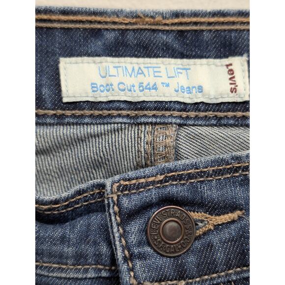 Levi's ultimate Booty Shaping lift boot cut 544 jeans Size 12 medium - Picture 3 of 12